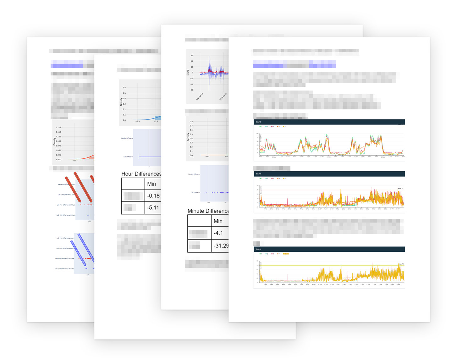 Pages from a report created by AirSuite consultants