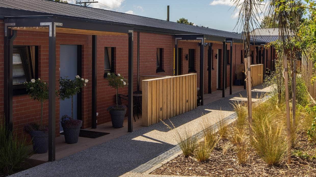 Dunedin City Council's passive house units