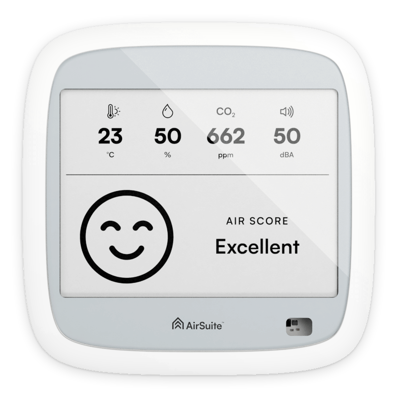 The front of an AirSuite Glance device