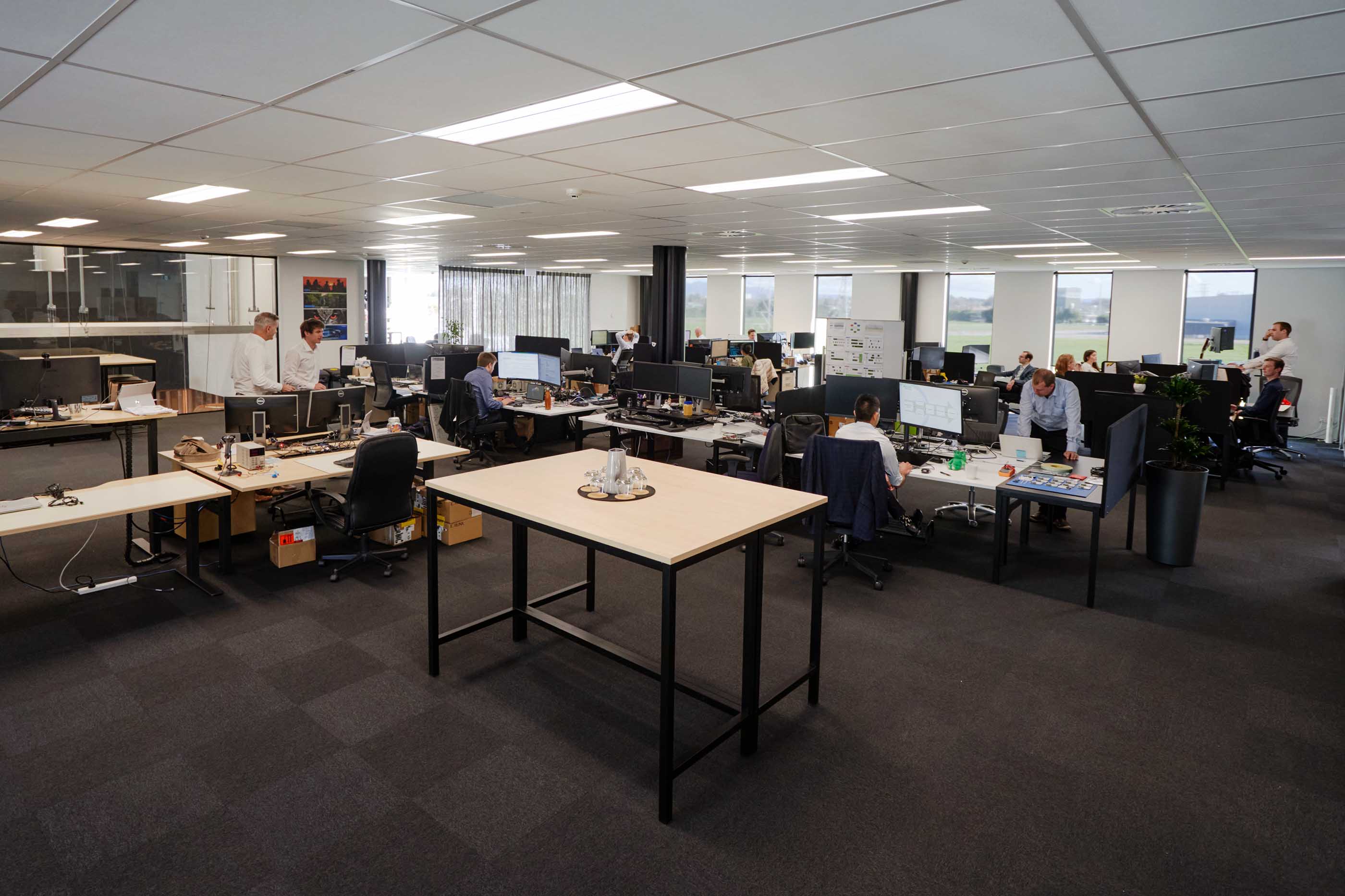 The AirSuite office, with our staff hard at work